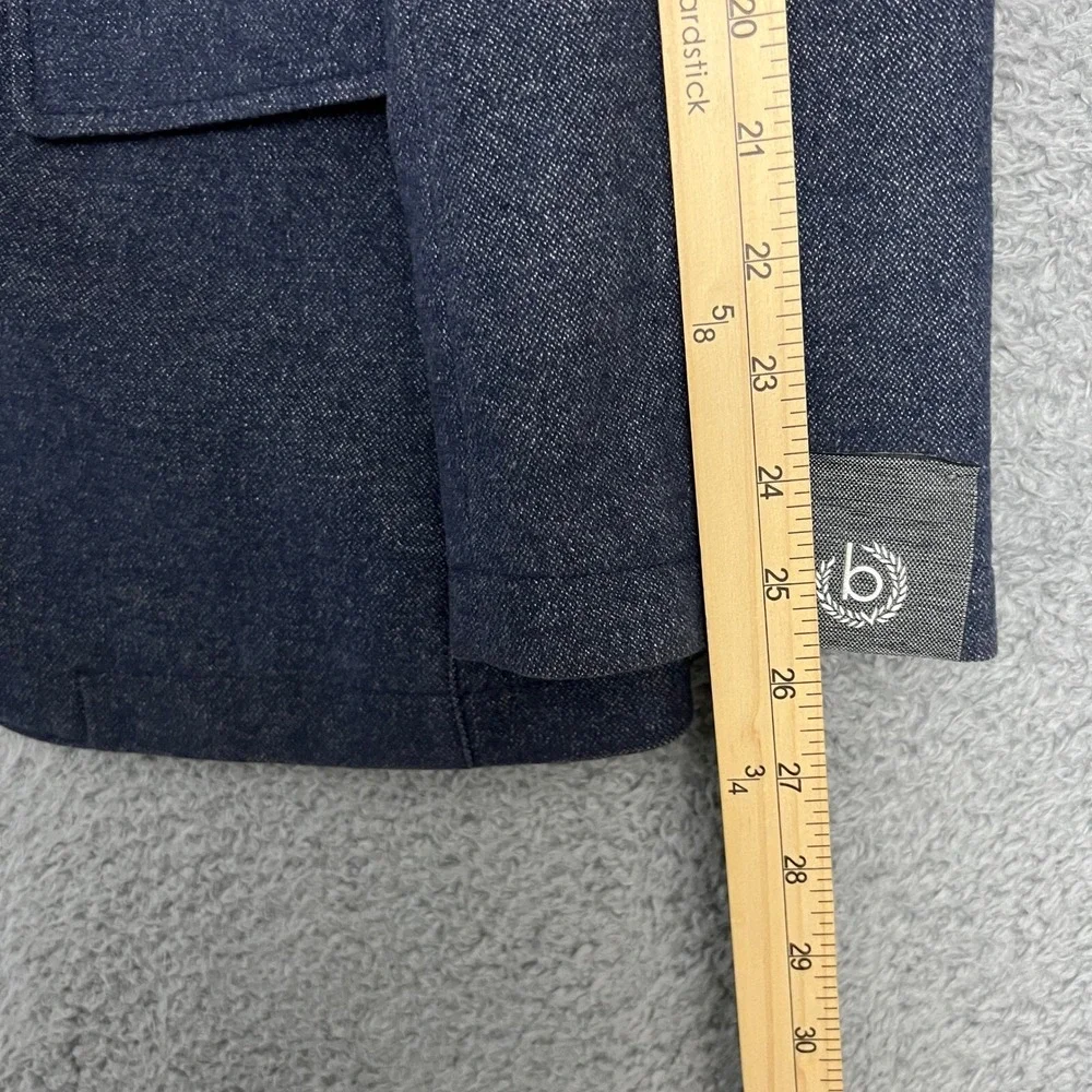 Bugatti Blazer Mens 50R Blue Excellent‎ Two Button Textured European Sport Coat